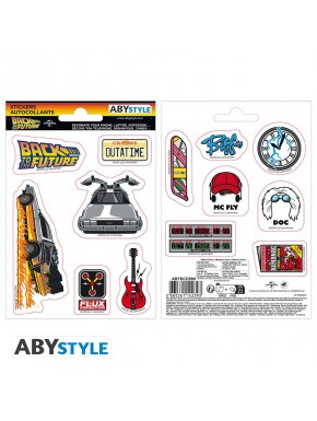 Adesivos De Volta para o Futuro 16x11cm, 2 folhas