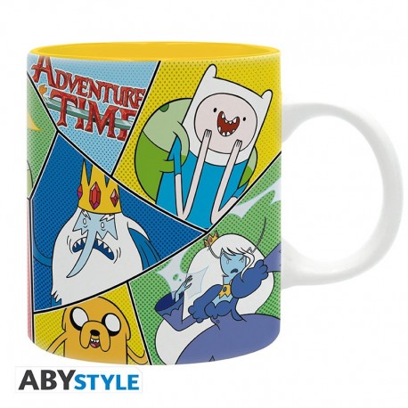 Taza de 320 ml de Adventure Time con personajes