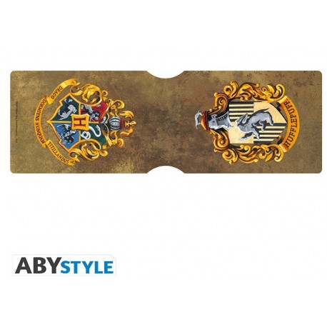 Porte-cartes Poufsouffle de Harry Potter avec blason