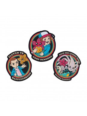 Parches bordados Stranger Things, set de 3