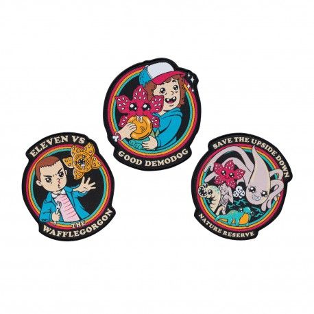 Parches bordados Stranger Things, set de 3