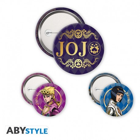 Pack de badges JoJo's Bizarre Adventure Golden Wind