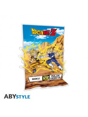 Diorama acrylique de Goku VS Végéta de Dragon Ball Z
