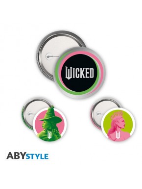 Lot de badges Wicked d'Elphaba et Glinda