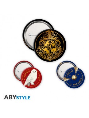 Pack de insignias de Hogwarts Harry Potter con 4 diseños