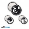 Conjunto de Badges Death Note com Light, L & Ryuk