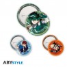 Pack de Badges My Hero Academia - Midoriya, Bakugo, Todoroki X4