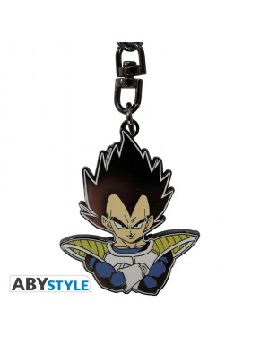 Porte-clés en métal de Végéta avec armure