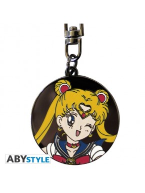 Llavero metálico de Sailor Moon con diseño oficial