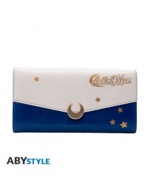 Monedero azul y blanco con estrellas de Sailor Moon