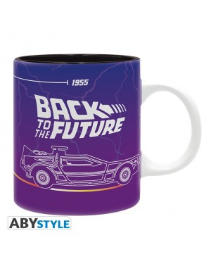 Taza Back to the Future 320 ml con Delorean y diseño 1.21 GW