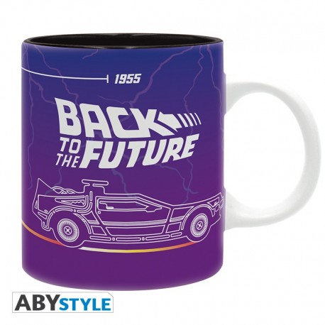 Taza Back to the Future 320 ml con Delorean y diseño 1.21 GW