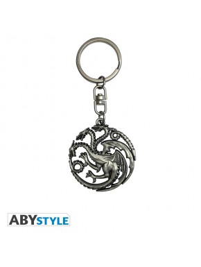 Llavero 3D escudo Targaryen de Juego de Tronos