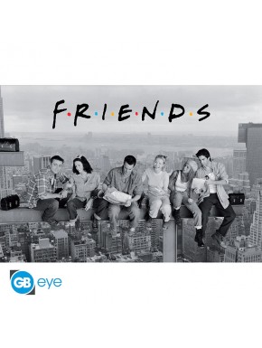 Poster maxi noir et blanc de Friends 91.5x61 cm
