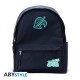Mochila azul marino con logotipo de hoja de Animal Crossing