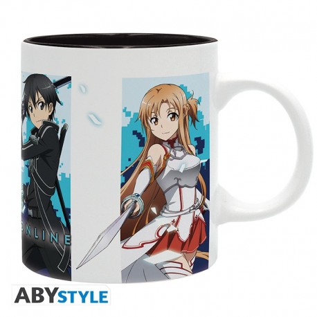 Taza de Sword Art Online 320ml con diseño de personajes