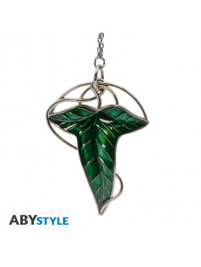 Llavero 3D Hoja de Lórien verde