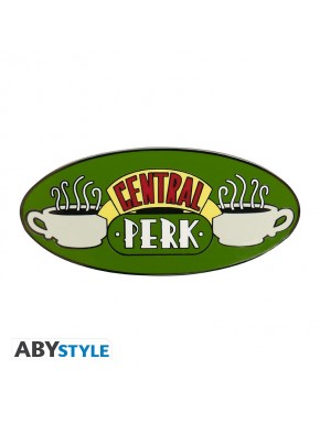 Imán FRIENDS Central Perk en verde y rojo