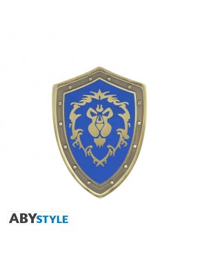 Íman escudo azul e dourado logo Aliança