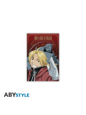 Imán de Fullmetal Alchemist con hermanos Elric