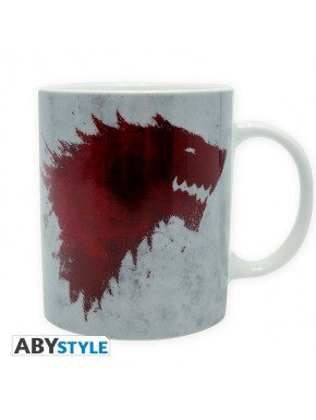 Taza Game of Thrones The North Remembers 320 ml con lobo Stark