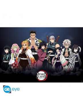 Poster Demon Slayer Maxi 91.5x61 cm com Pilares