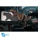 Poster maxi Jurassic World avec T-Rex rugissant au cinéma drive-in