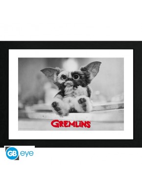 Affiche encadrée de Gizmo de Gremlins, 30x40 cm