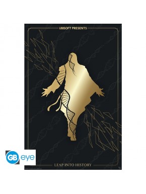 Póster dorado Assassin's Creed 15 aniversario.