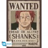 Poster Chibi One Piece Procurado Shanks 52x38 cm
