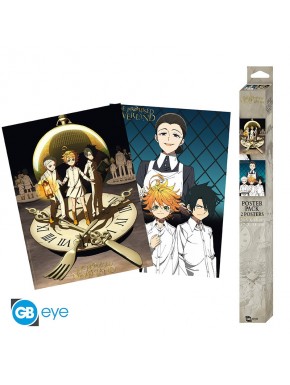 Conjunto de 2 posters chibi de The Promised Neverland