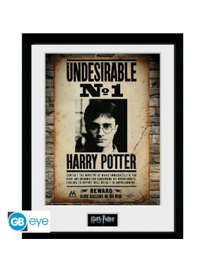 Affiche encadrée Harry Potter "Undesirable No 1" 30x40 cm