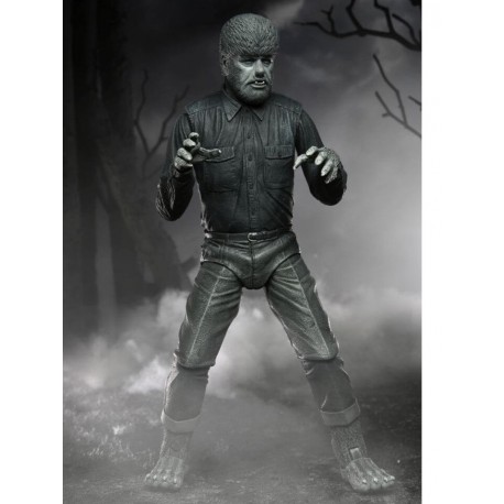Figura Neca The Wolf Man com acessórios intercambiáveis