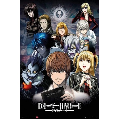 Poster maxi de Death Note con protagonistas