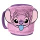Taza Fuzzy Angel de Lilo & Stitch con funda peluda