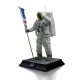 Estatua Apollo 11 de astronauta de 23 cm con bandera