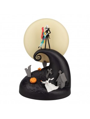 Lámpara Diorama Jack y Sally Pesadilla antes de Navidad