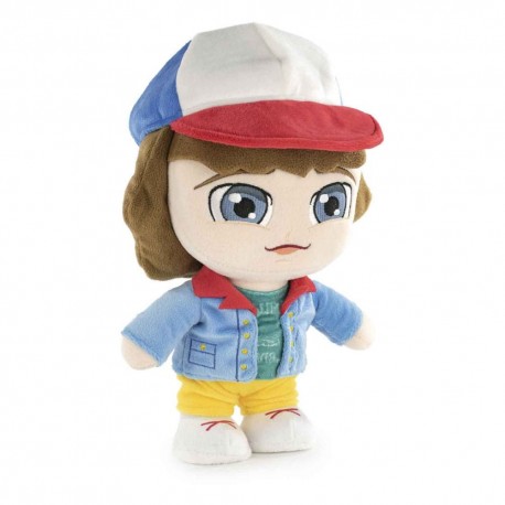 Peluche de Dustin de Stranger Things 31 cm con gorra tricolor