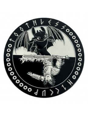 Medallón Cómo Entrenar a Tu Dragón de metal