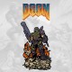 Chapa de metal de Doom Eternal con Doom Guy