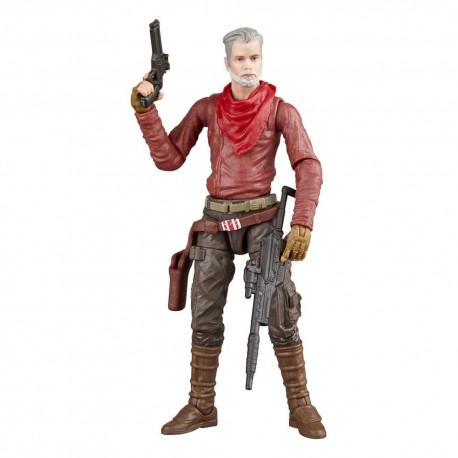 Figura de Cobb Vanth de Star Wars en pose de acción