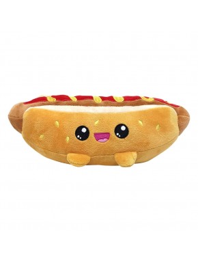 Pelúcia Yummis Hot Dog 22 cm com olhos grandes