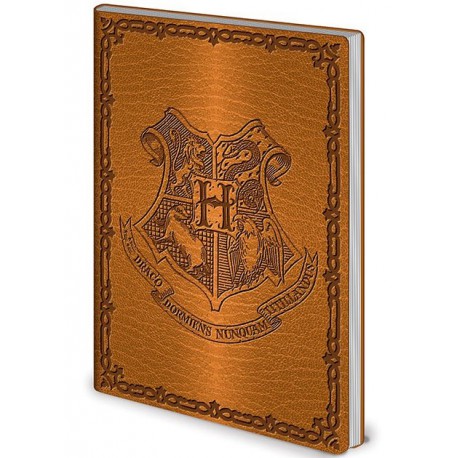 Libreta Premium A5 Harry Potter Hogwarts Crest