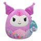 Peluche Hello Kitty Squishmallows Kuromi rosa con estrellas