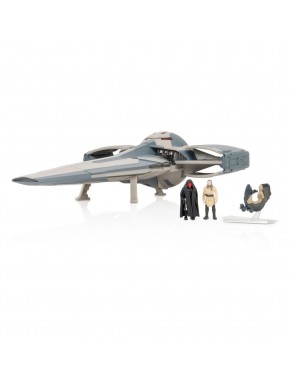 Vehículo Star Wars Sith Infiltrator con figuras
