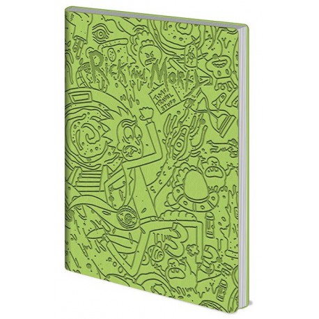 Libreta Premium A5 Rick y Morty Portal Dash