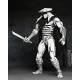 Figura articulada Foot Assassin de 18 cm en blanco y negro