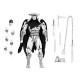 Figura articulada Foot Assassin de 18 cm en blanco y negro