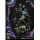 Estatua de Batman VS Batman Who Laughs con iluminación LED