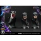 Estatua de Batman VS Batman Who Laughs con iluminación LED